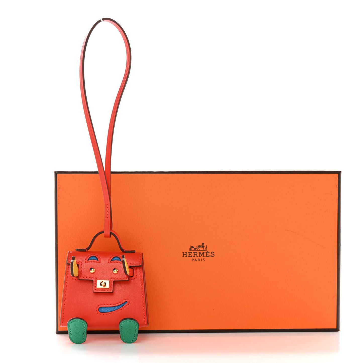 Tadelakt Chevre Mysore Kelly Quelle Idole Bag Charm Capucine Jaune De Naples Vert Vertigo Zanzibar