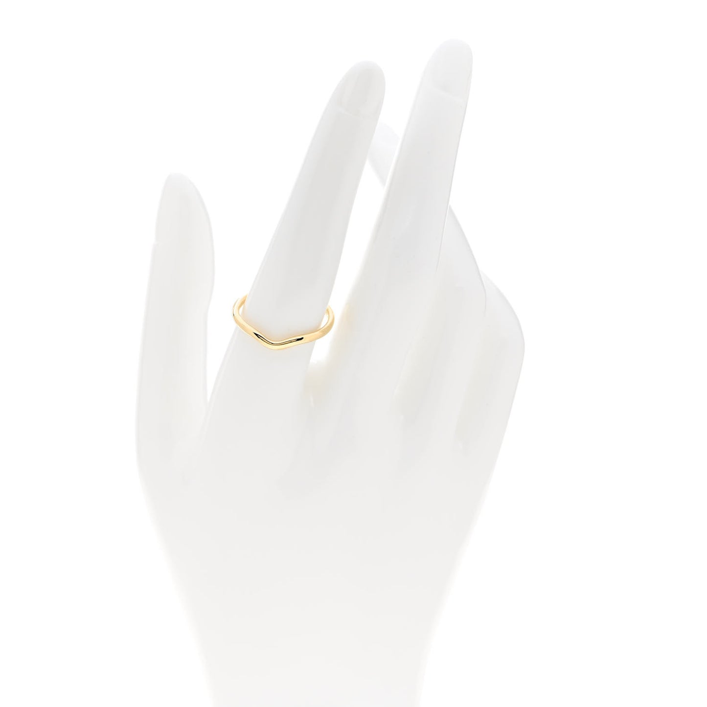 18K Yellow Gold Elsa Peretti Wedding Band Ring 57 8