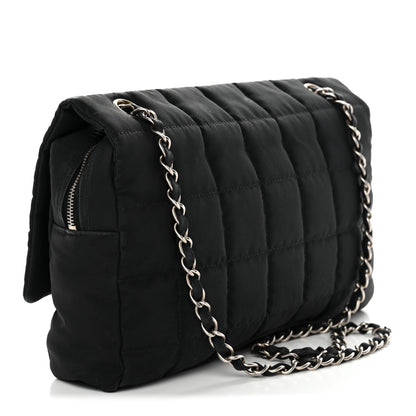 Chanel Nylon Square Quilted Flap Black 3 of 11