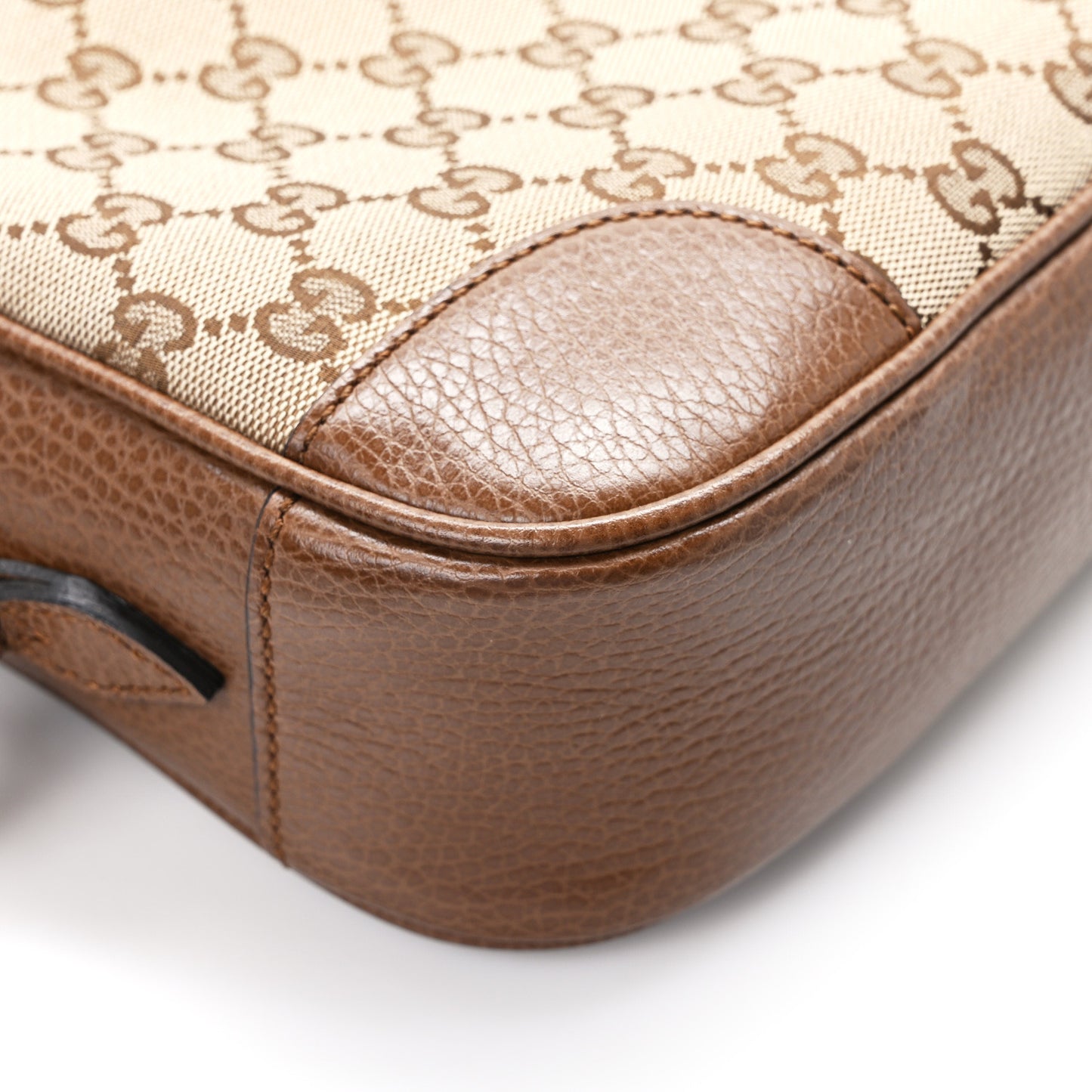Monogram Mini Bree Messenger Bag Beige Tabacco