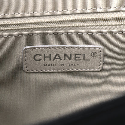Chanel Washed Lambskin Quilted Medium Chain Around Messenger Black 6 of 10