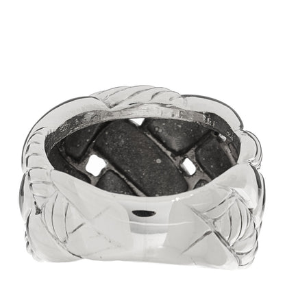 David Yurman Sterling Silver Braided Cable Dome Ring 54 7 3 of 4