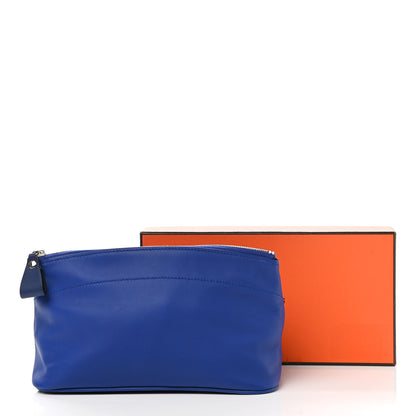 Hermes Lambskin Tohubohu Pouch PM Bleu Electrique Bleu Saphir 8 of 8
