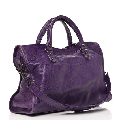 Balenciaga Agneau Classic Hardware City Dark Violet 4 of 11