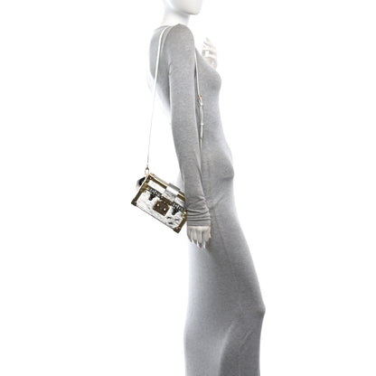 Louis Vuitton Metallic Epi Petite Malle Silver 2 of 9