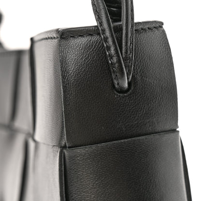 Bottega Veneta Calfskin Maxi Intrecciato Cassette Pouch On Strap Black 10 of 10