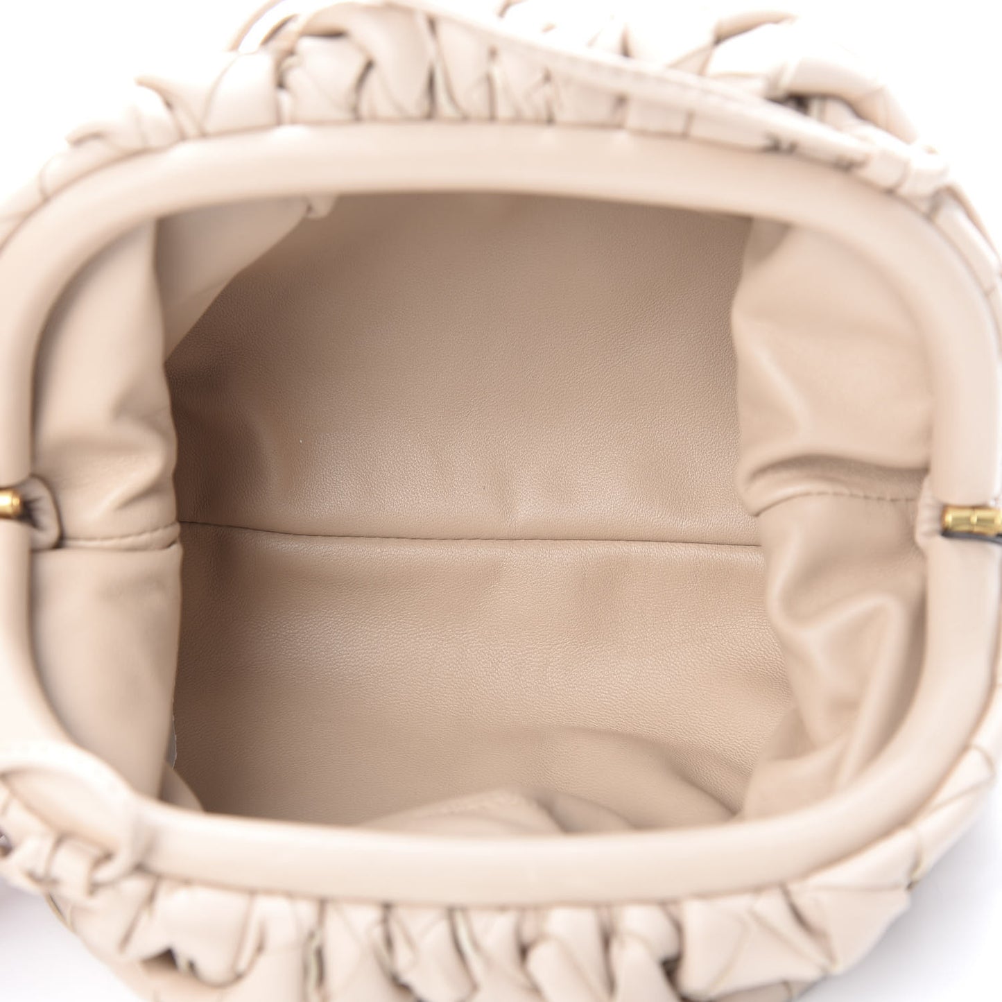 Nappa Intrecciato The Mini Pouch Plaster
