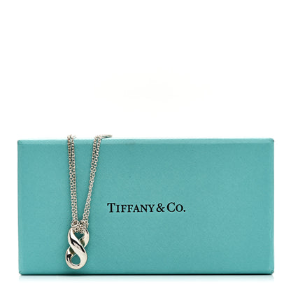 Tiffany Sterling Silver Figure 8 Pendant Necklace 7 of 7