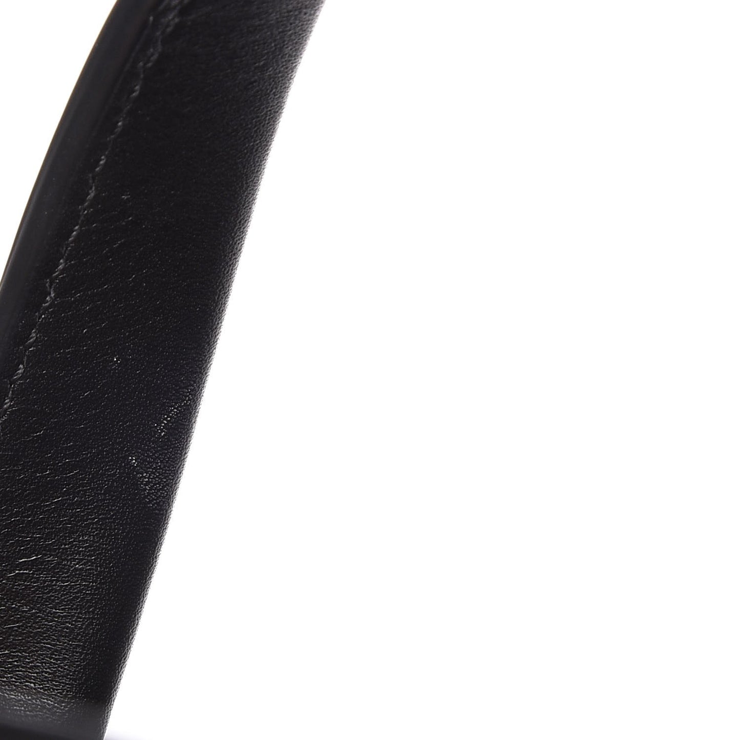Grainy Calfskin House Check Small Maidstone Black