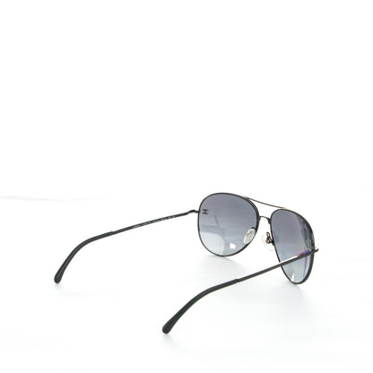 Chanel Aviator Sunglasses 4189-T-Q Black 3 of 6