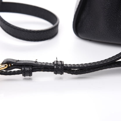 Burberry Soft Grain Calfskin Small Buckle Tote Black 10 of 13