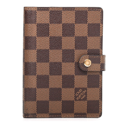 Louis Vuitton Damier Ebene Small Ring Agenda Cover 1 of 6
