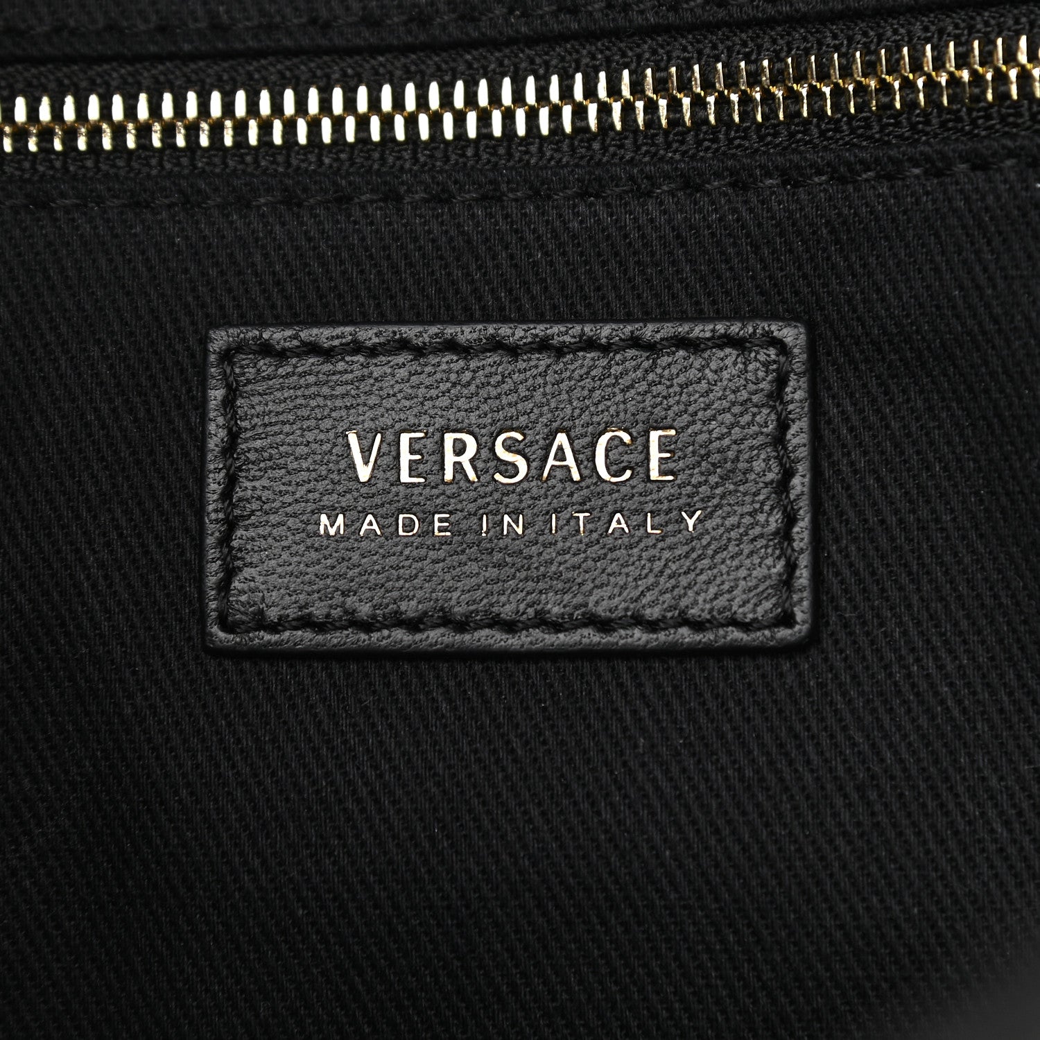 Versace Nappa Barocco Quilted Vanitas Crossbody Black 6 of 8