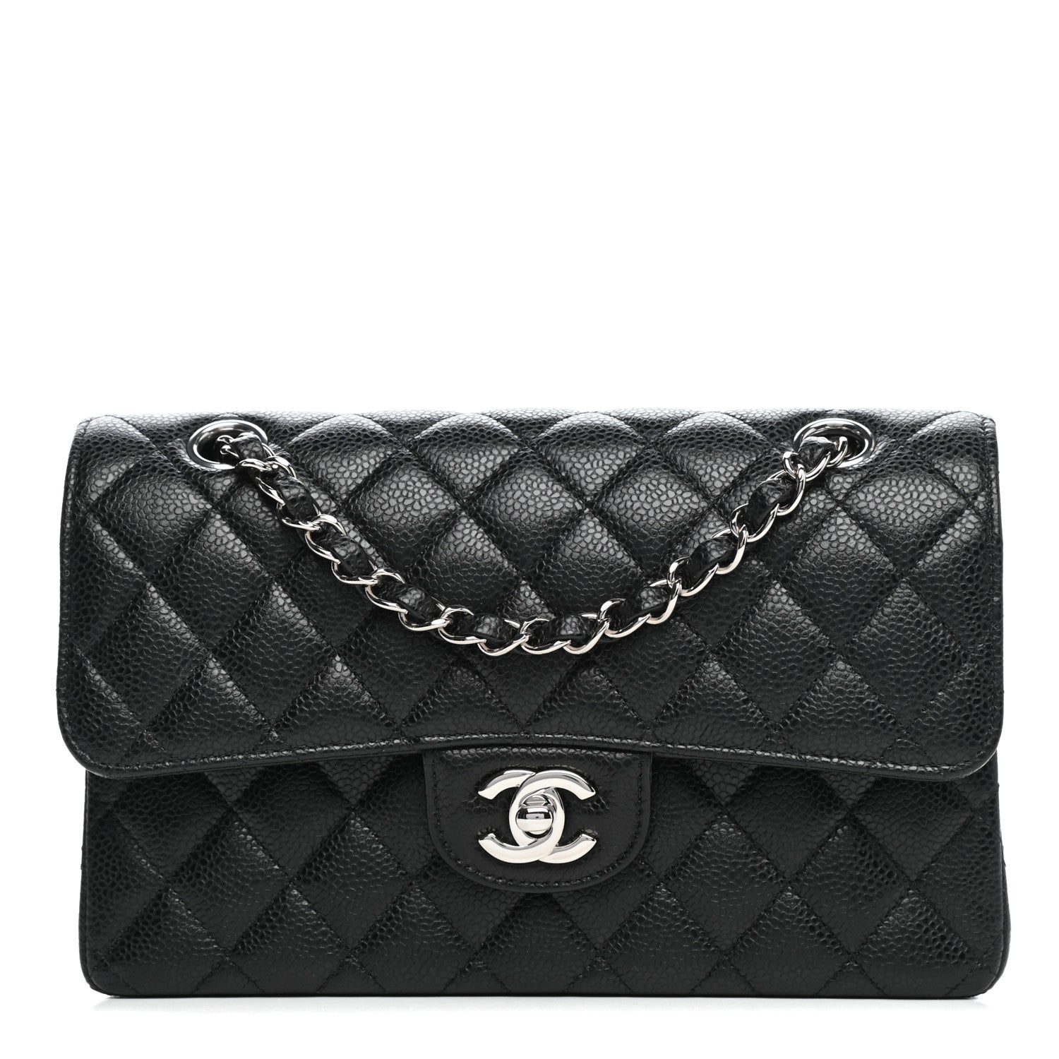 Chanel Caviar Quilted Small Double Flap Black 1 of 11