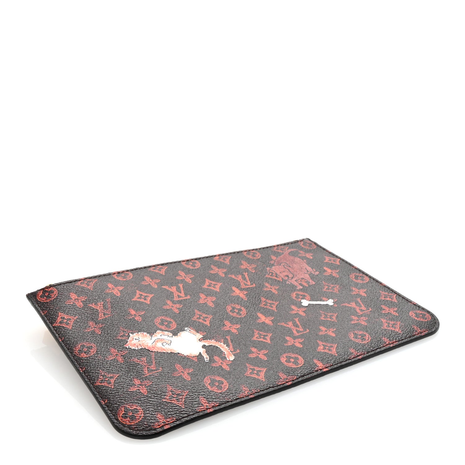 Louis Vuitton Catogram Neverfull MM GM Pochette Marron 4 of 6