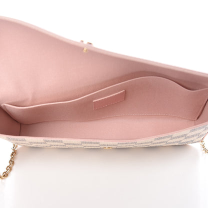 Louis Vuitton Damier Azur Calfskin Pochette Felicie Eau de Rose 8 of 12