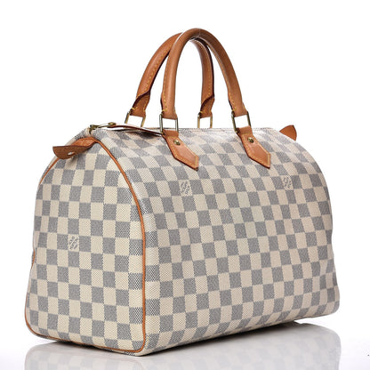 Louis Vuitton Damier Azur Speedy 30 4 of 39