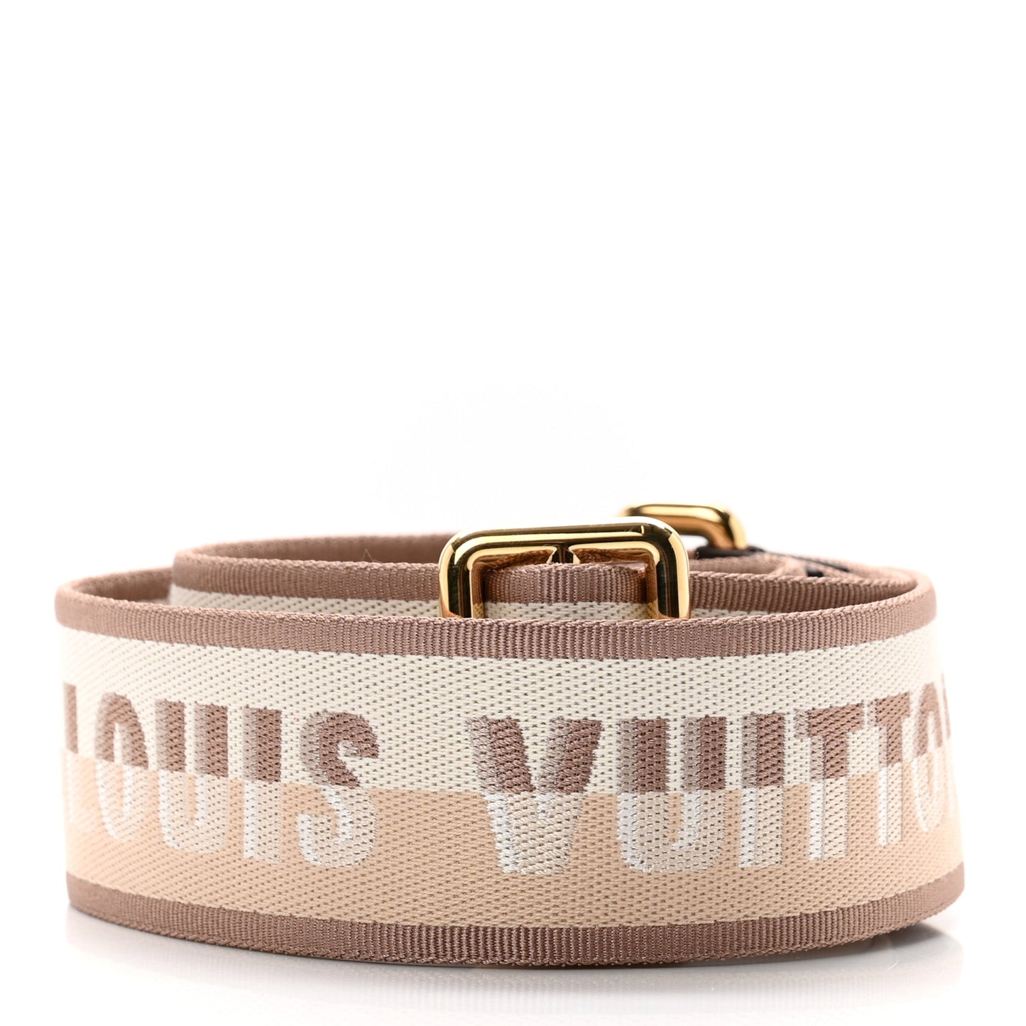 Jacquard Speedy Bandouliere 20 Shoulder Strap Beige Brown