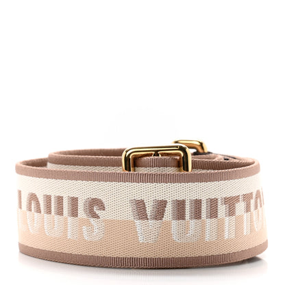 Louis Vuitton Jacquard Speedy Bandouliere 20 Shoulder Strap Beige Brown 2 of 3