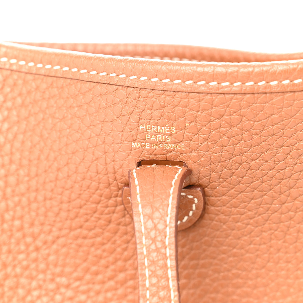 Hermes Taurillon Clemence Amazone Evelyne TPM Gold Cuivre 6 of 10