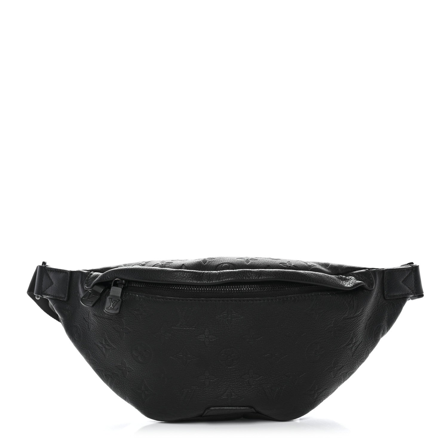 Louis Vuitton Calfskin Monogram Shadow Discovery Bumbag Black 1 of 9