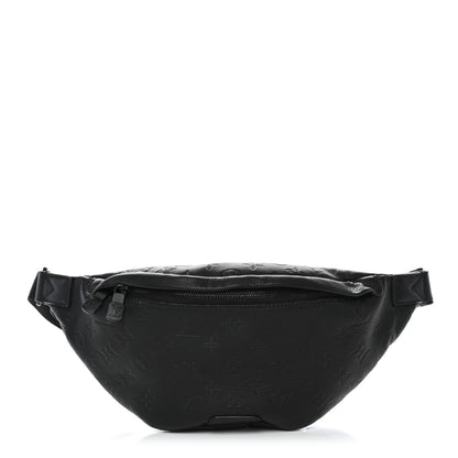 Louis Vuitton Calfskin Monogram Shadow Discovery Bumbag Black 1 of 9