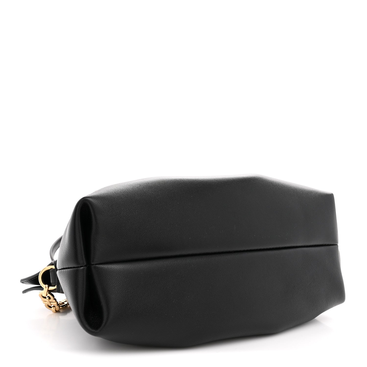 Salvatore Ferragamo Nappa Small Dumpling Soft Bag Black 4 of 10