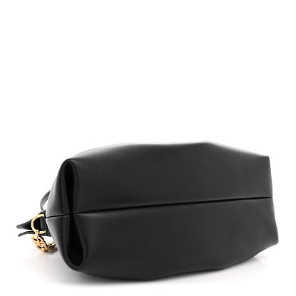 Salvatore Ferragamo Nappa Small Dumpling Soft Bag Black 4 of 10