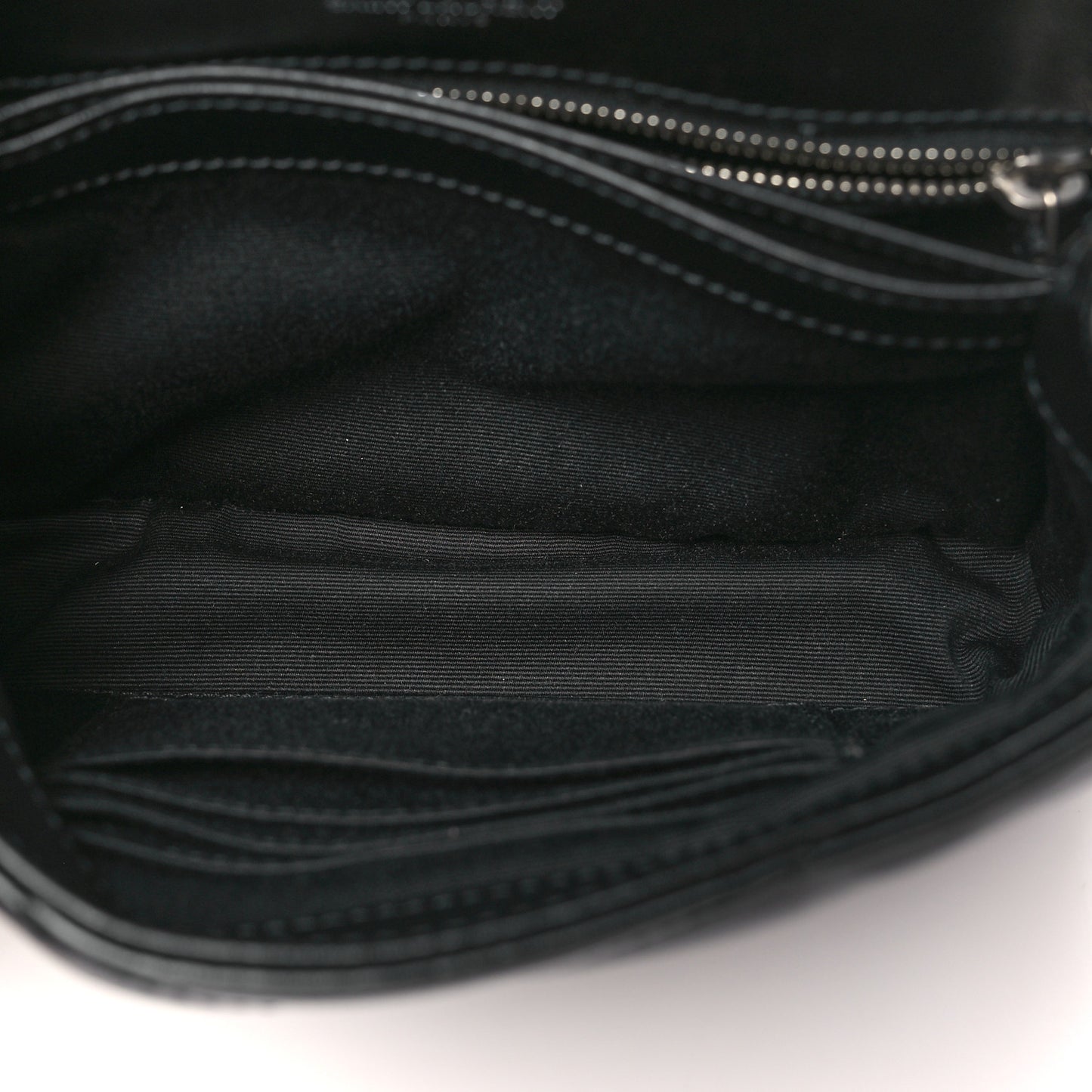 Calfskin Y Quilted Monogram Toy Loulou Crossbody Bag Black