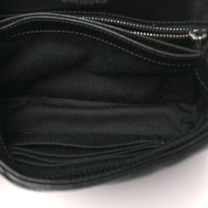 Saint Laurent Calfskin Y Quilted Monogram Toy Loulou Crossbody Bag Black 5 of 11