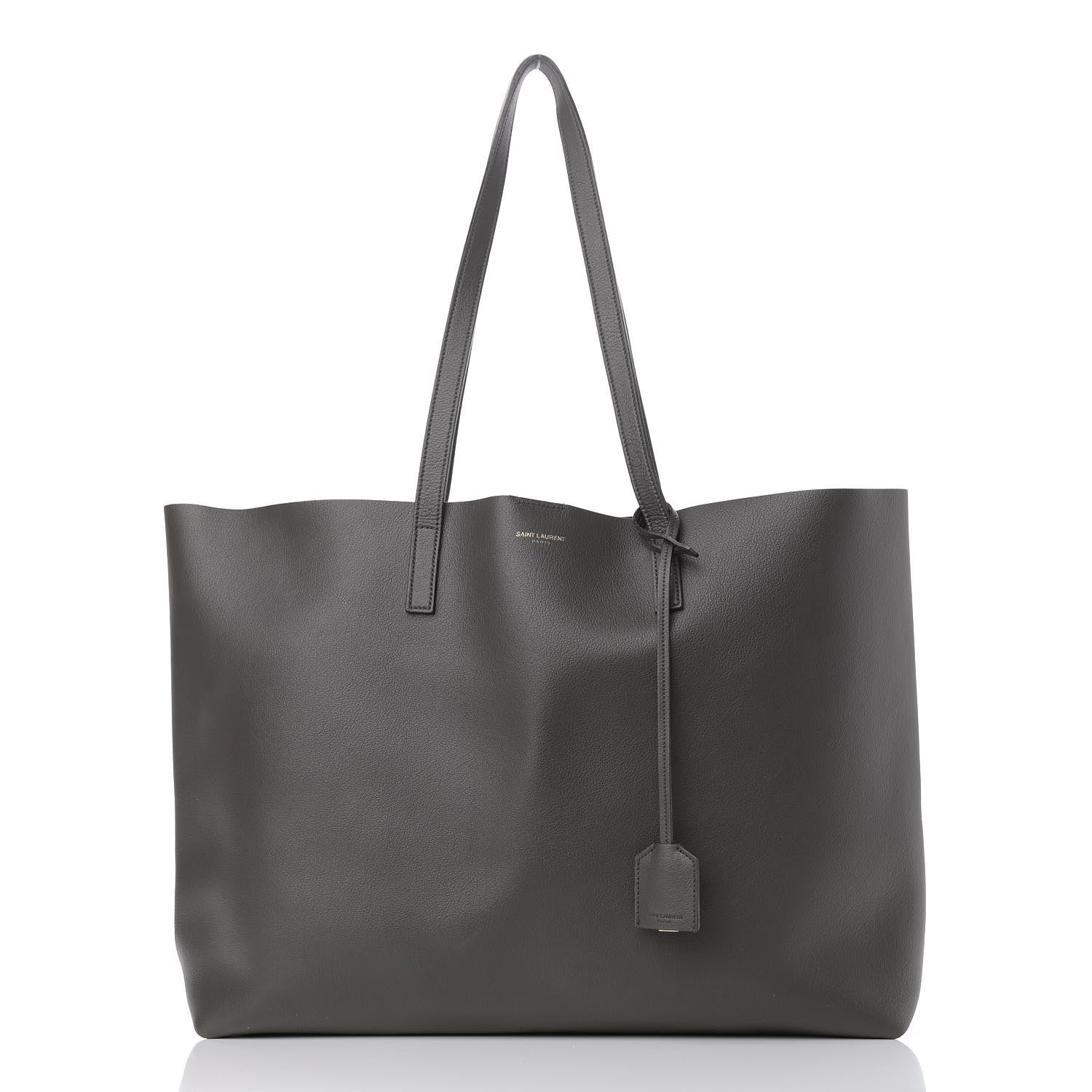 Saint Laurent Calfskin East West Shopping Tote Fog 3 of 11