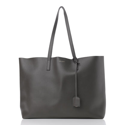 Saint Laurent Calfskin East West Shopping Tote Fog 3 of 11