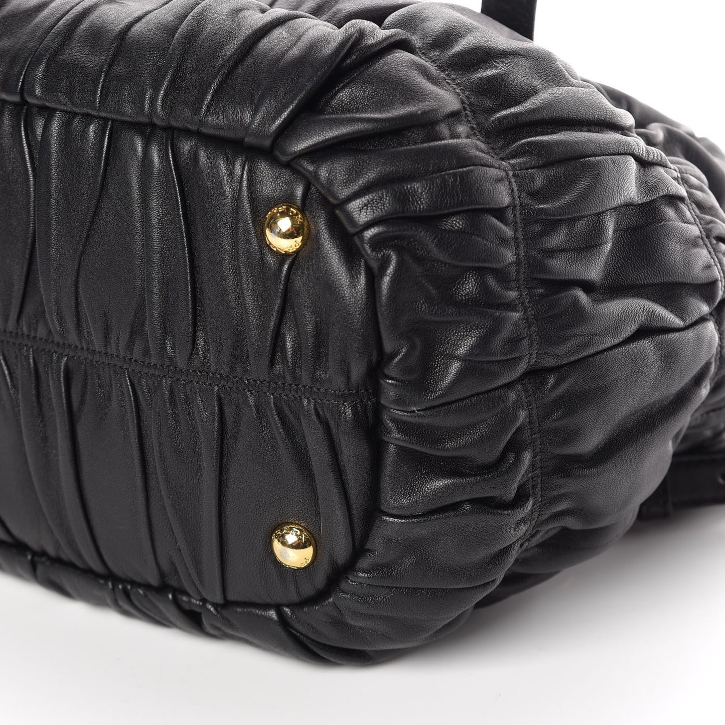 Nappa Gaufre Tote Black