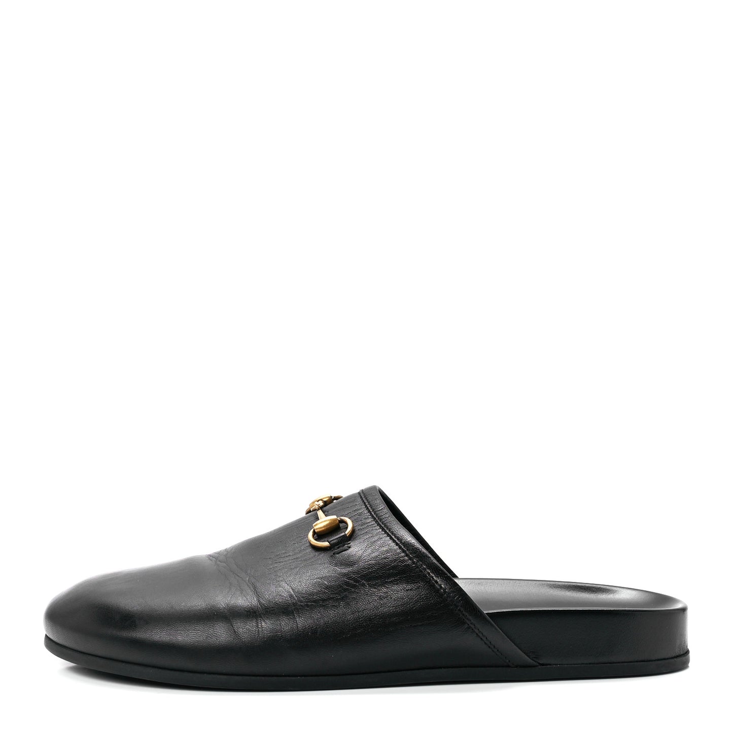 Malaga Kid Womens Horsebit River Slippers 40 Black