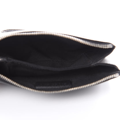 Givenchy Calfskin Duetto Pouch Black White 5 of 11