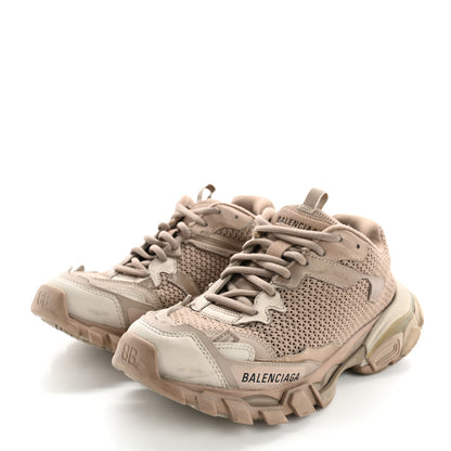 Balenciaga Mesh Nylon Destroyed Womens Track.3 Sneakers 37 Beige Mix 4 of 13
