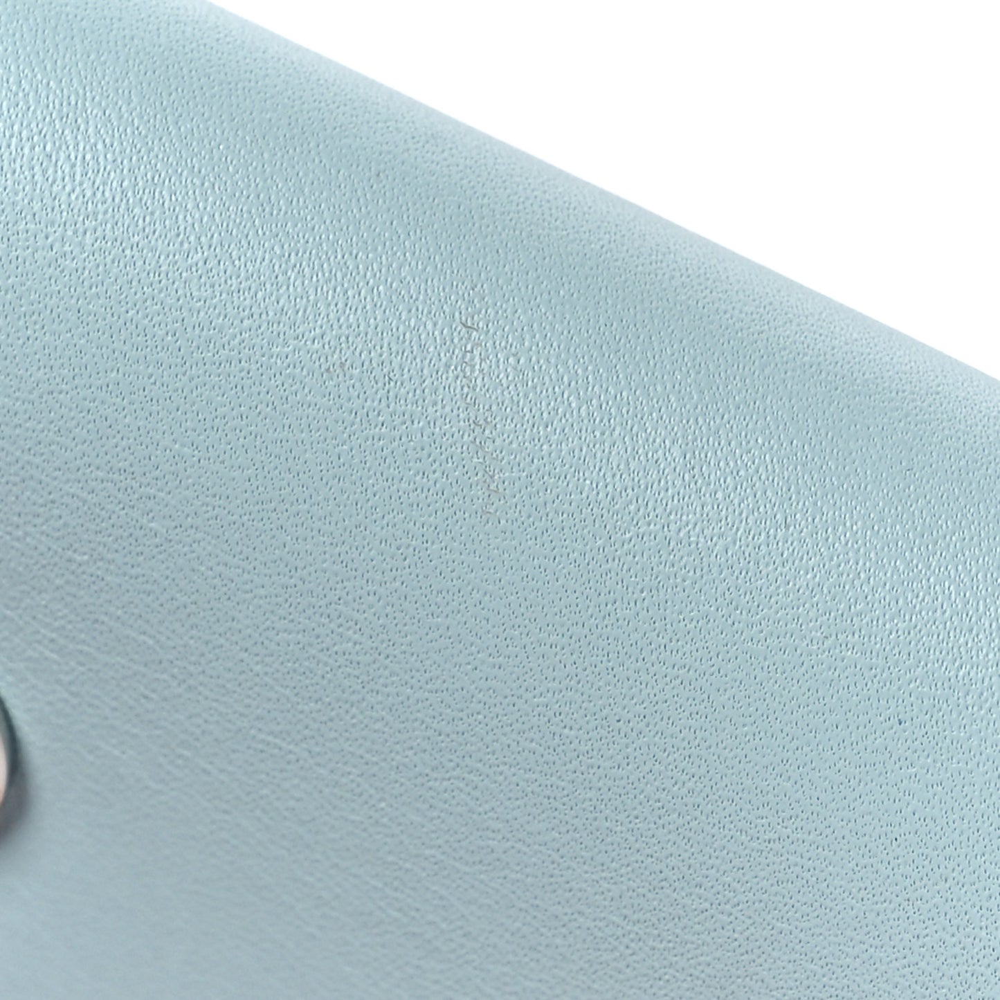 X SUNA FUJITA Nappa Penguin Trifold Wallet Blue Ice