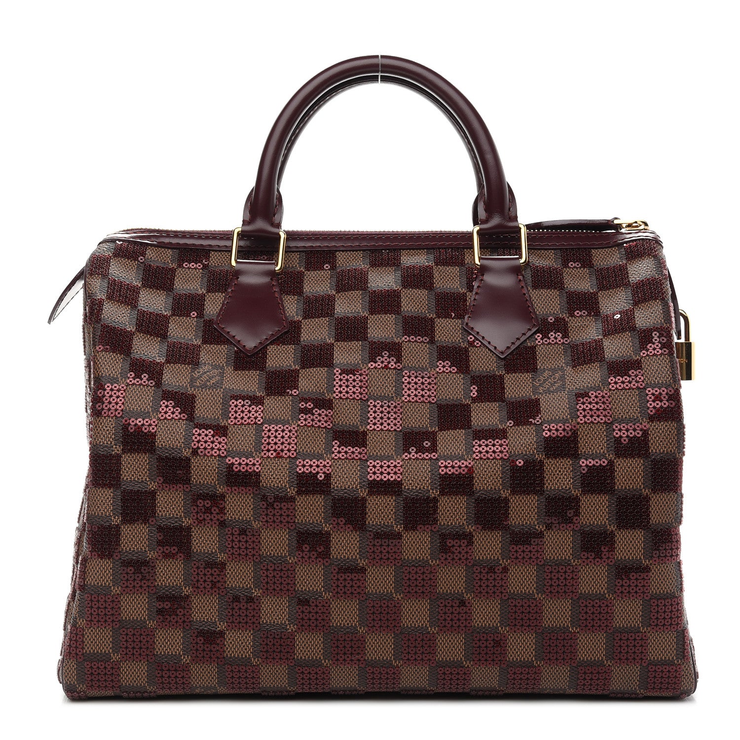 Louis Vuitton Damier Paillettes Speedy 30 Rouge 1 of 8