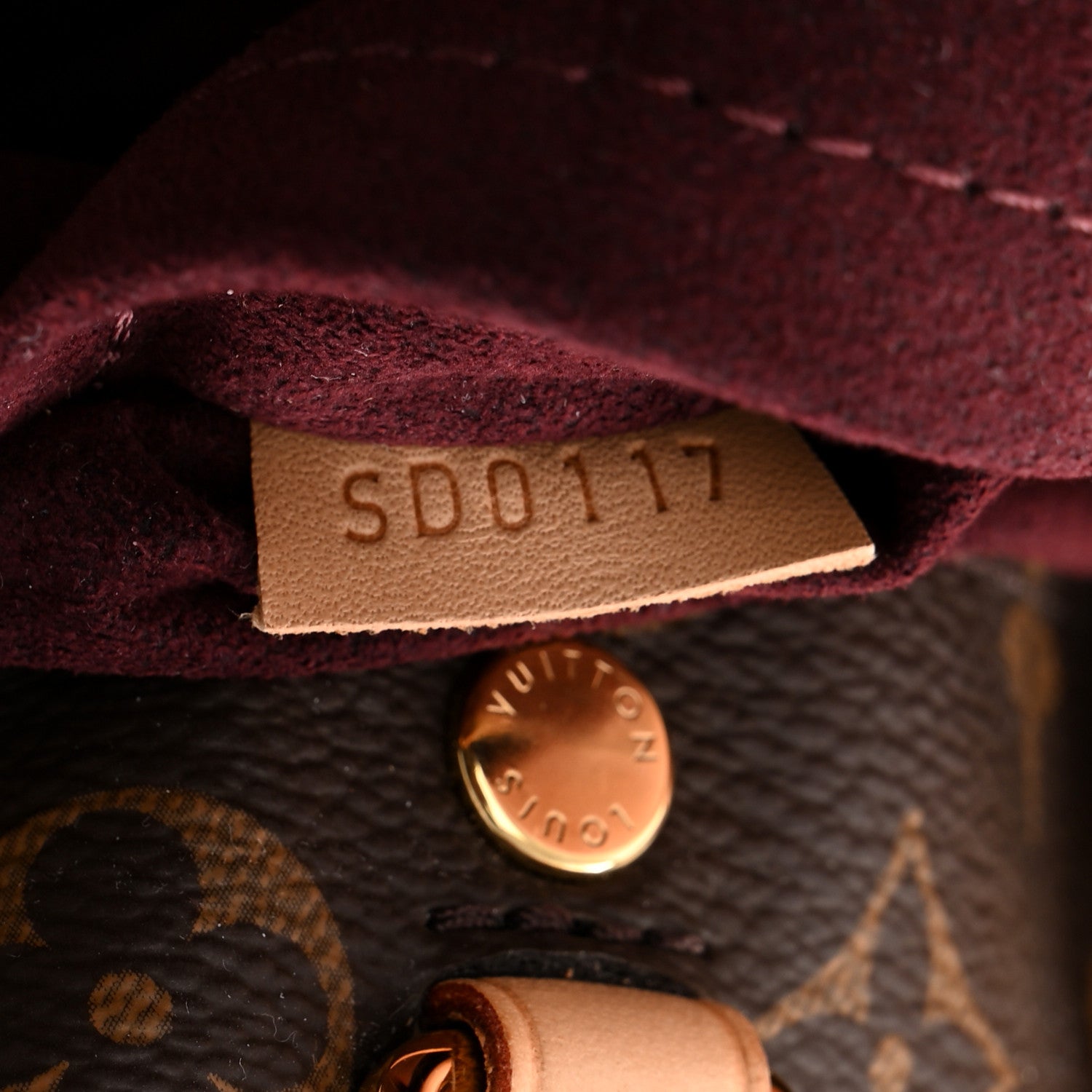 Louis Vuitton Monogram Montaigne BB 7 of 11