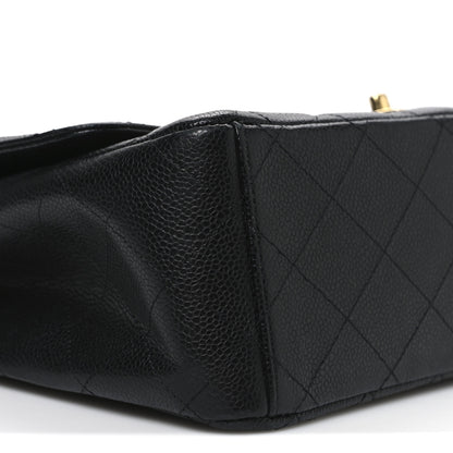 Chanel Caviar Quilted Maxi Double Flap Black 9 of 11