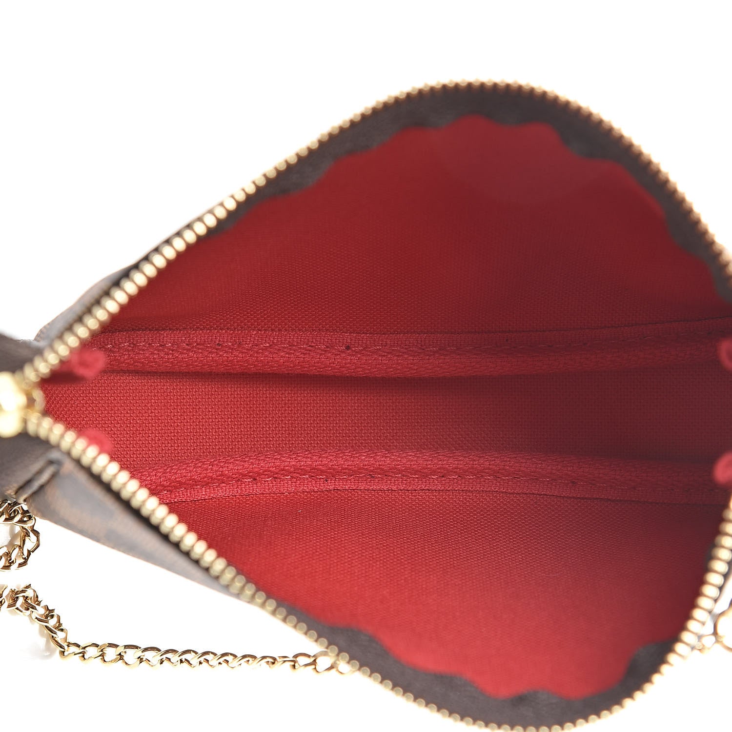 Louis Vuitton Damier Ebene Mini Pochette Accessories 5 of 8