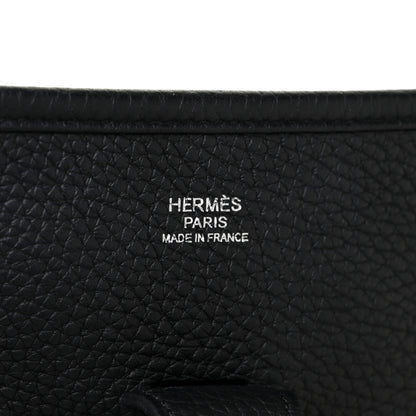 Hermes Taurillon Clemence Evelyne III GM Black 6 of 10