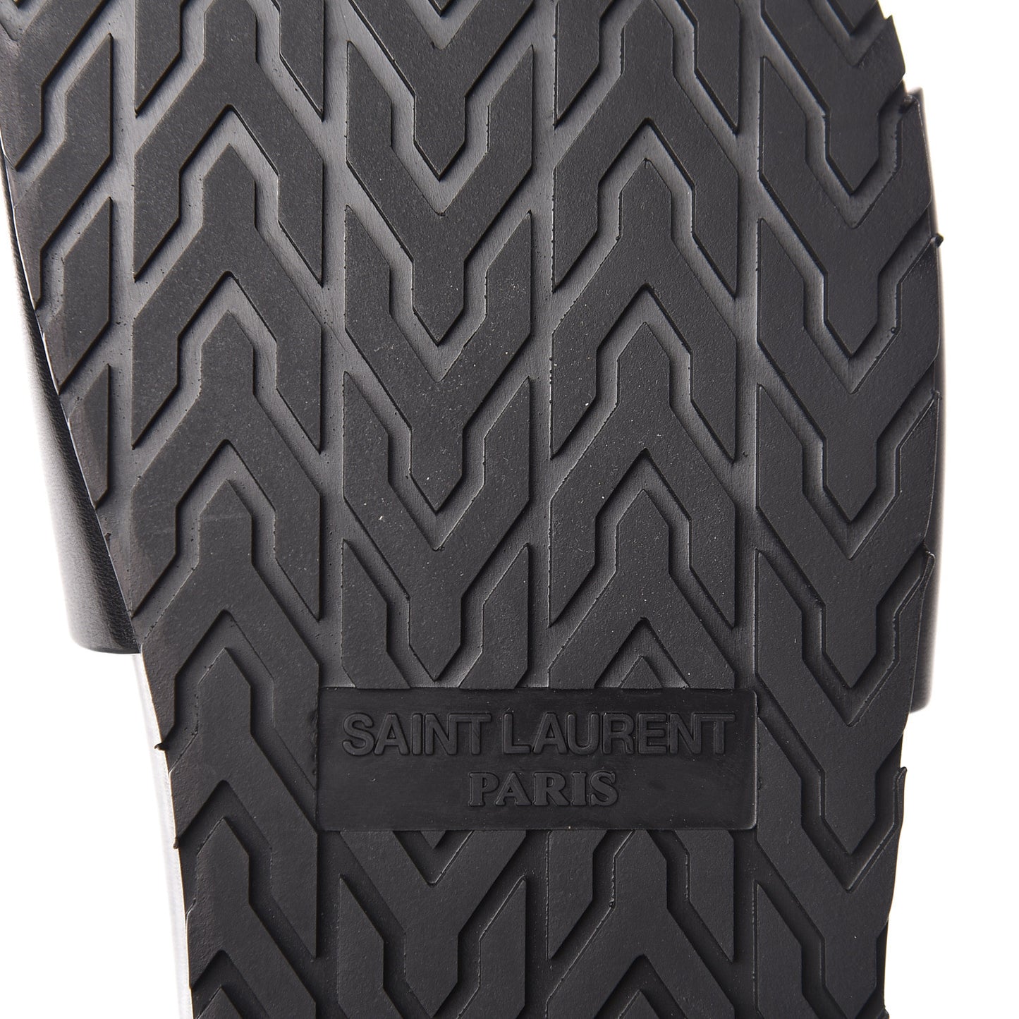 Calfskin Monogram Joan Slide Sandals 36 Black