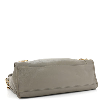 Balenciaga Chevre Gold Metallic Edge Hardware City Gris Taupe 4 of 13
