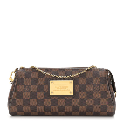 Louis Vuitton Damier Ebene Eva Clutch 1 of 10