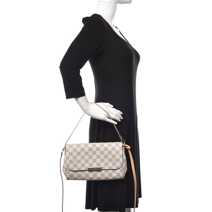 Louis Vuitton Damier Azur Favorite MM 2 of 12