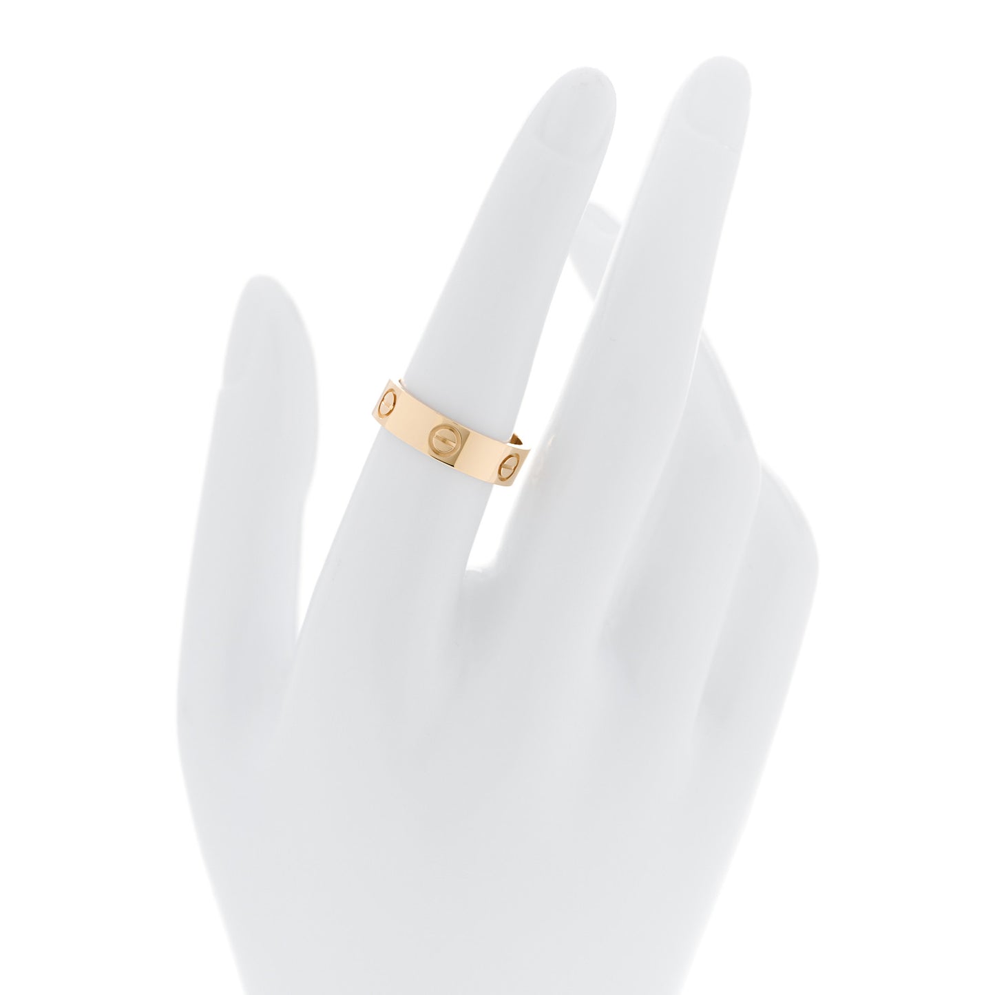 18K Yellow Gold 5.5mm LOVE Ring 55 7.25