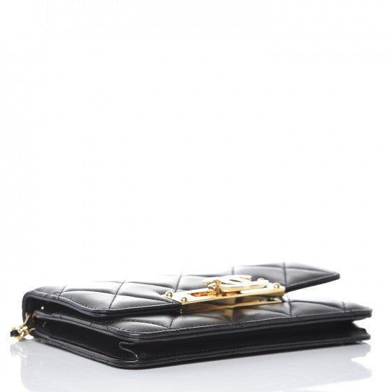 Chanel Lambskin Quilted Golden Class Wallet on Chain WOC Black 4 of 7