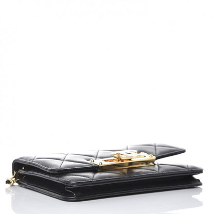 Chanel Lambskin Quilted Golden Class Wallet on Chain WOC Black 4 of 7