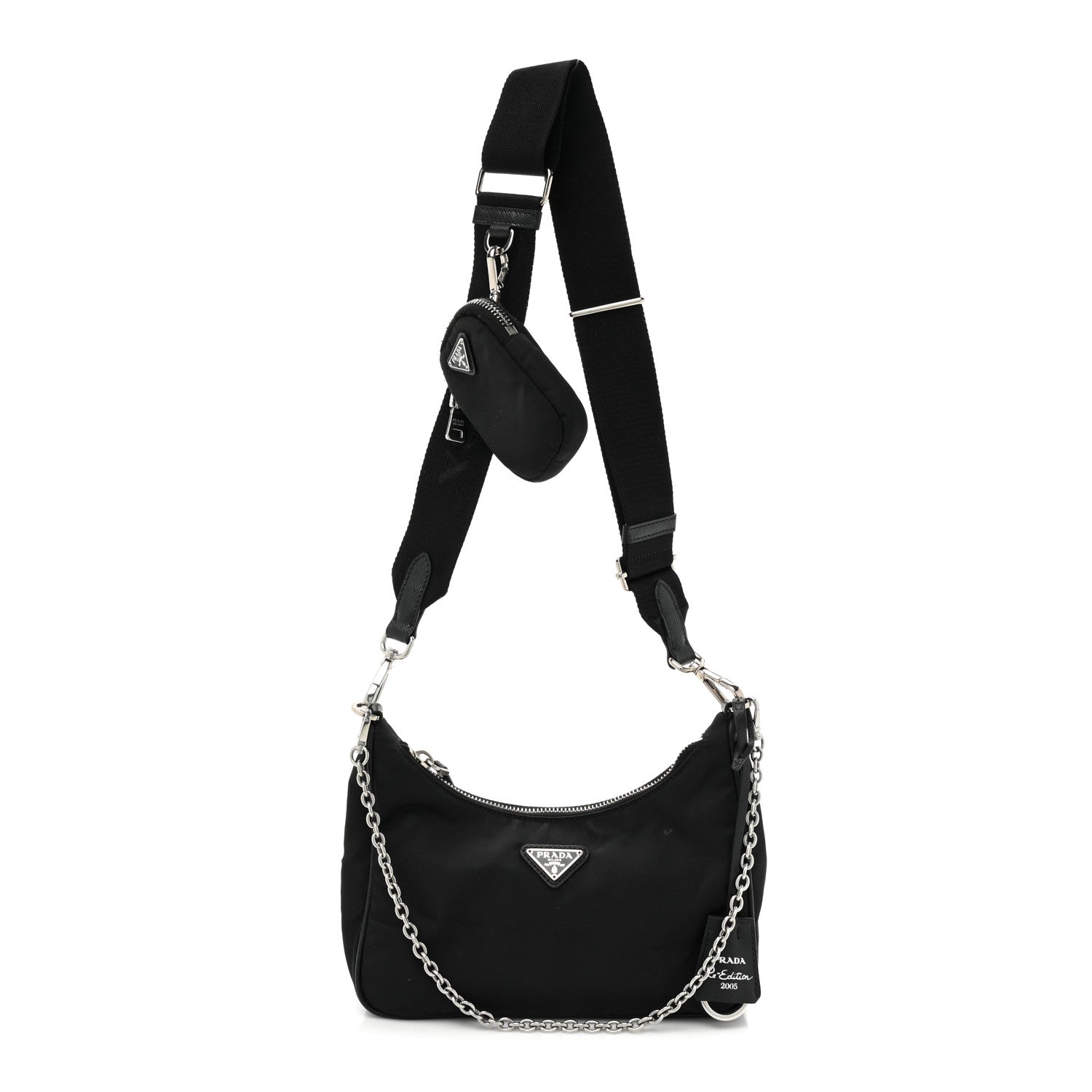 Prada Nylon Re-Edition 2005 Shoulder Bag Black 1 of 10